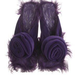 Burberry Purple rose velvet heels